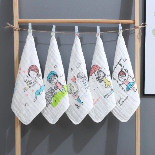Baby katoenen luier 30x30 cm 5 stuks