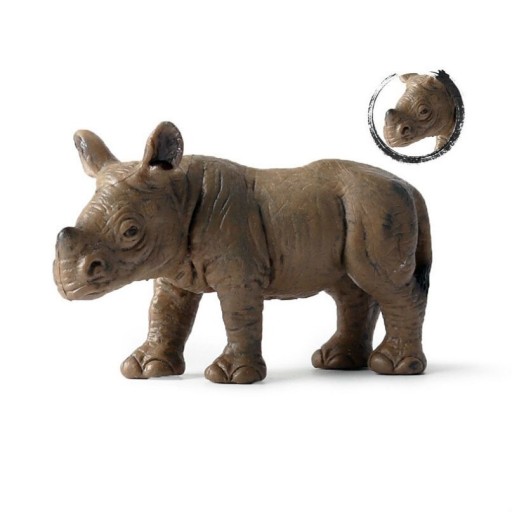 Baby-Nashorn-Figur