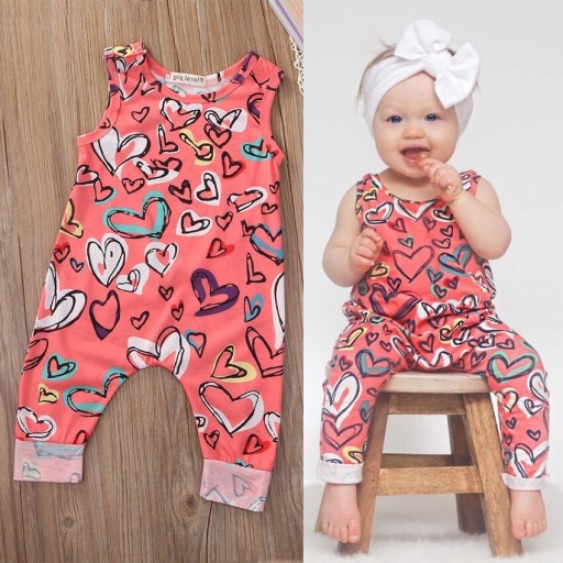 Baby-Overall für Mädchen T2578