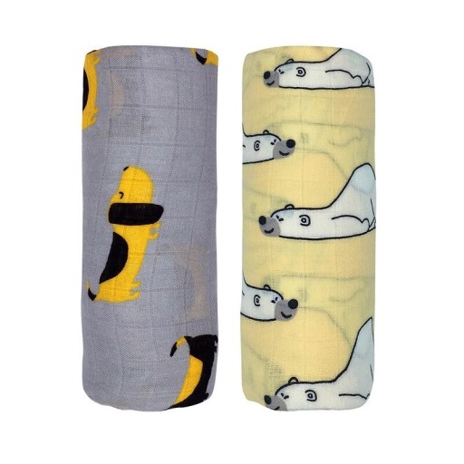 Baby stoffen luiers 2 stuks