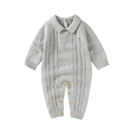 Baby strikket heldragt T2690