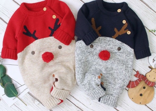 Baby vinteroveralls med julemotiv T2562