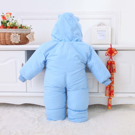 Baby-Winteroverall mit Teddybär J2549