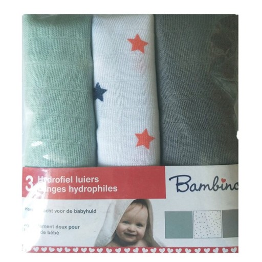 Babyblöjor i bomull 3 st