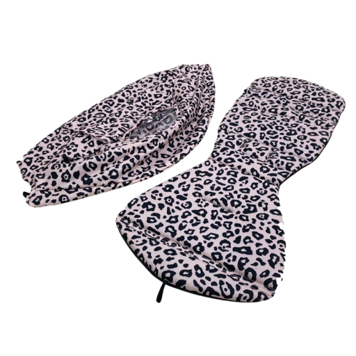 Babyzen YOYO Stroller Cushion and Sunshade with Modern Leopard Pattern Universal Accessory for Child's Comfort and Protection