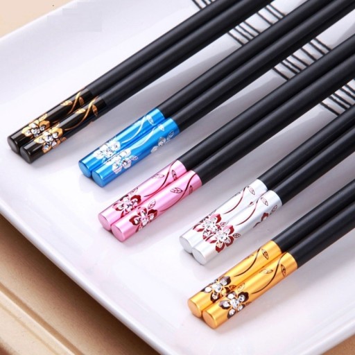 Bacchette da tavola con motivo di fiore di ciliegio