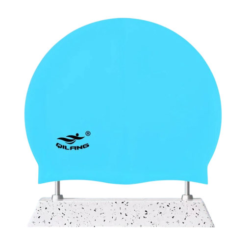 Badekappe aus Silikon, Unisex, wasserdichte Badekappe, 50 g, elastischer Haarschutz, für Pooltraining und Wettkämpfe