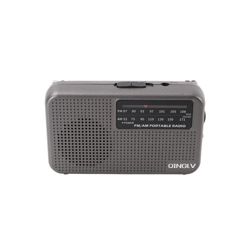 Bærbart FM og AM radio 12,7 x 7,4 x 3,4 cm Hovedtelefonstik 3,5 mm Højttaler 1 W Antenne 180°