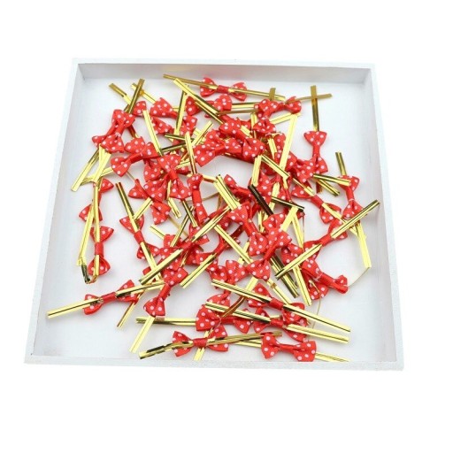 Bag Clips with Bow 100 pcs