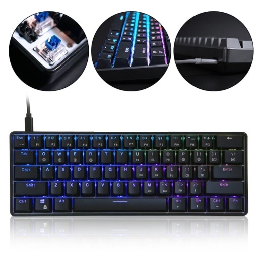 Baggrundsbelyst tastatur