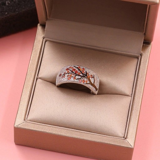 Bague femme avec arbre