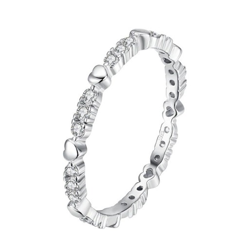 Bague femme avec cœur D1736