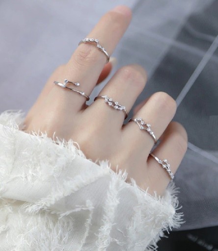 Bague femme avec le signe du zodiaque