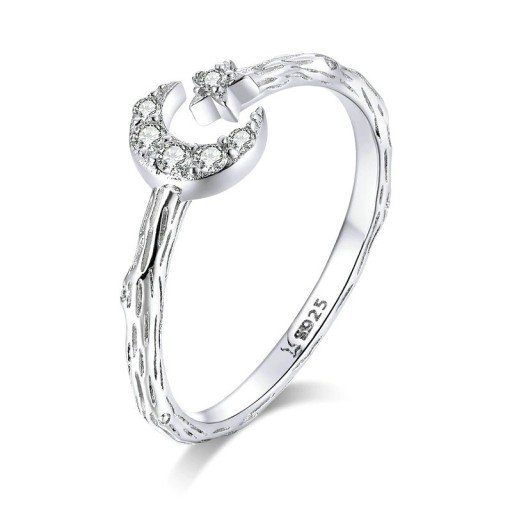 Bague femme avec lune D1832