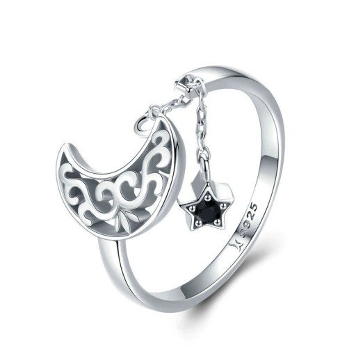 Bague femme avec lune