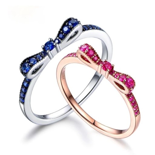 Bague femme avec nœud D1845