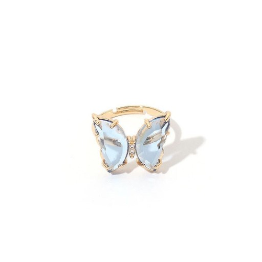 Bague femme avec papillon D2587