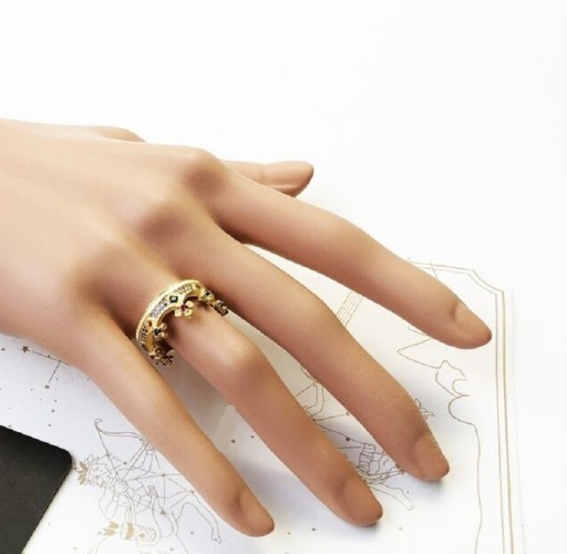 Bague femme couronne D1865