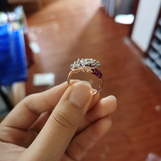 Bague femme dragon D2938