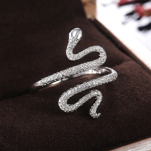 Bague femme serpent D2519