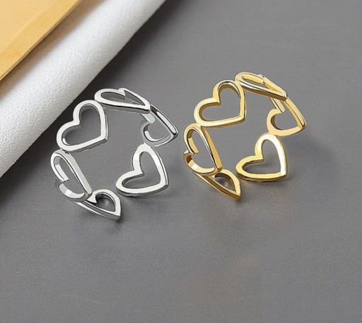 Bague pour femme avec cœur D1080