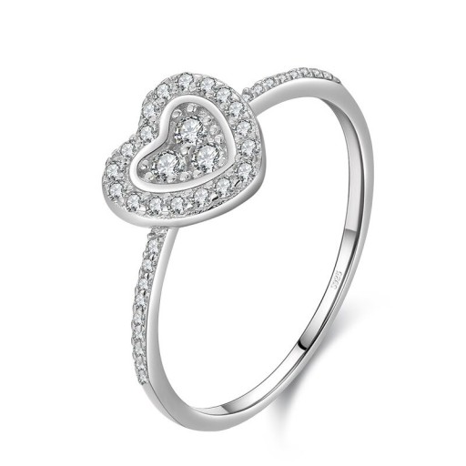 Bague pour femme avec cœur D2358