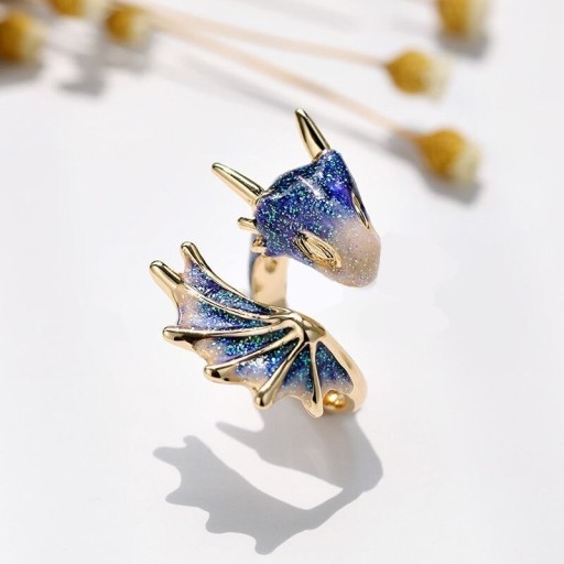 Bague pour femme avec dragon