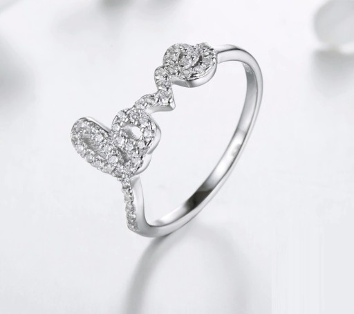 Bague pour femme avec inscription