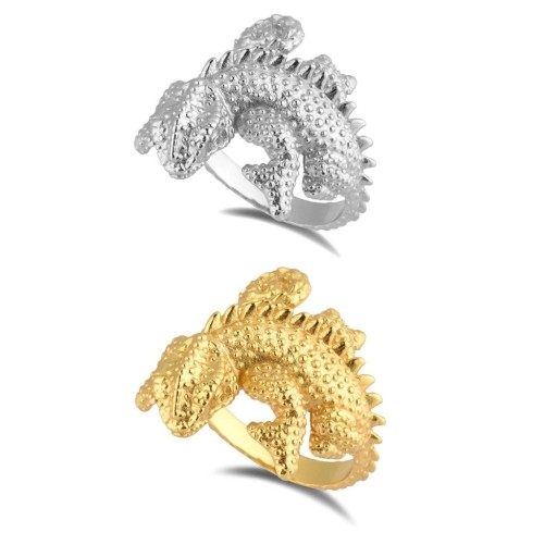 Bague pour femme avec lézard