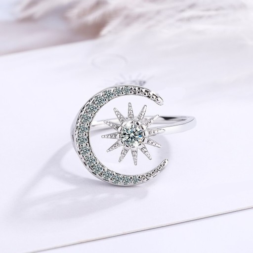 Bague pour femme avec lune D1991