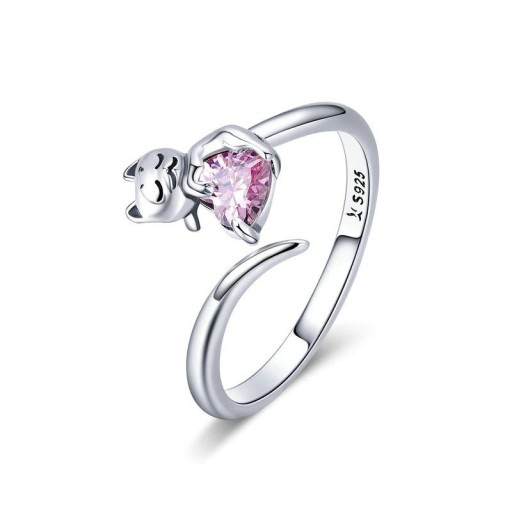 Bague pour femme avec un chat
