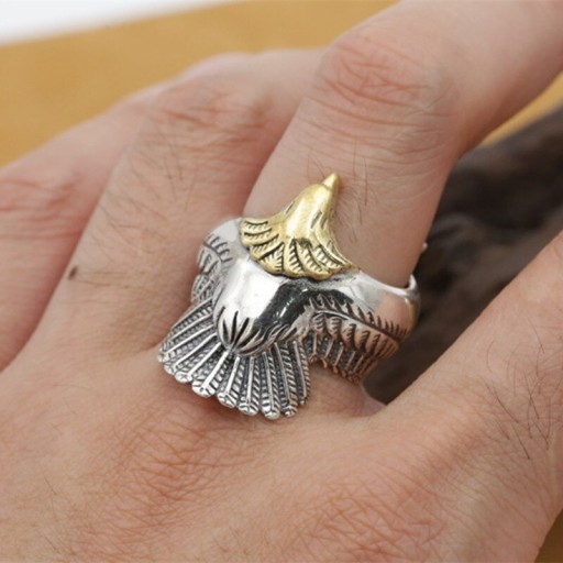 Bague pour homme aigle