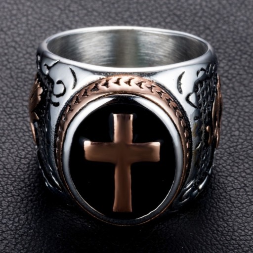 Bague pour homme Croix J1559