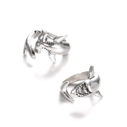 Bague requin 2 pcs