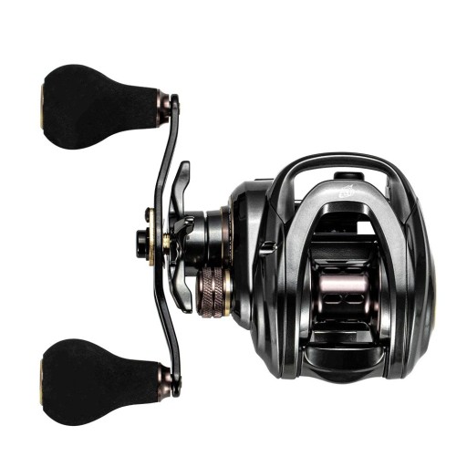Baitcasting horgászorsó 5,4:1 9,5 kg fékkel és 11+1 csapágyakkal Mély orsó Fekete-szürke Balkezes Tengeri horgászathoz és polipvadászathoz