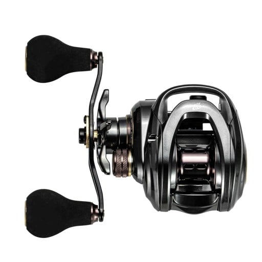 Baitcastingový naviják 5,4:1 s brzdou 9,5 kg a 11+1 ložisky Standardní cívka Černo-šedý Pro levou ruku Na mořský rybolov i lov chobotnic