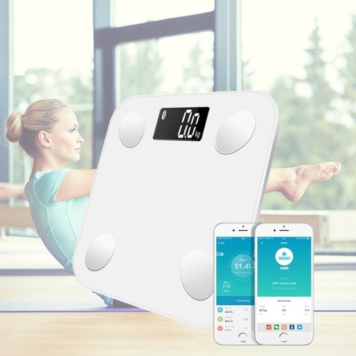 Balança pessoal inteligente com Bluetooth