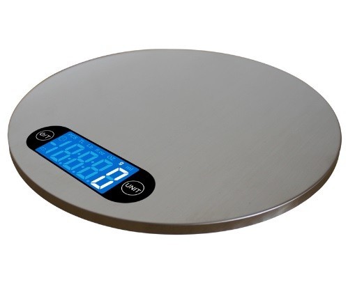 Balance de cuisine numérique LCD en acier inoxydable