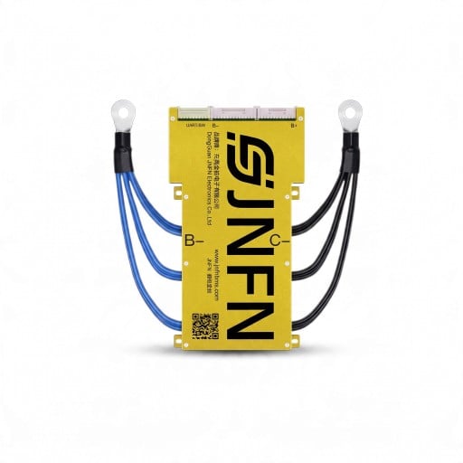 Balanserende BMS bord JNFN S Bluetooth 17S tot 24S 170 A Pieken 425 A Voor Li-ion LiFePO4 LTO en Na-ion Geel Voor e-bikes en scooters