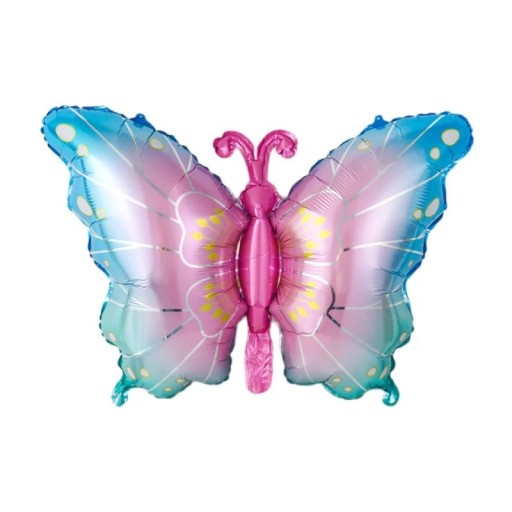 Balão borboleta 79 × 52,5 cm Decoração de festa decorativa em forma de borboleta com antenas Grande decoração de aniversário para festa de crianças