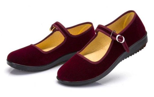 Balerinas femininas com fivela