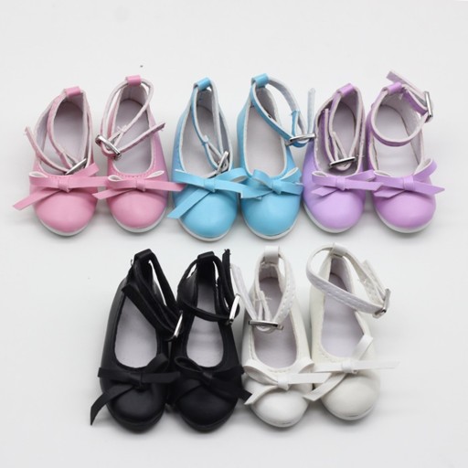 Ballerine con fiocco per bambola A141