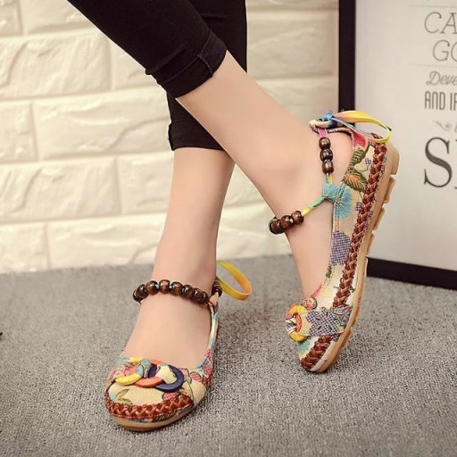 Ballerines pour femmes avec perles