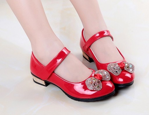 Ballerines pour filles avec nœud