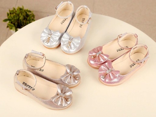 Ballerines pour filles avec nœud