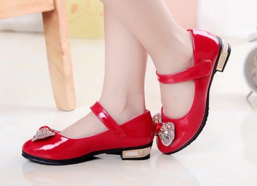Ballerines pour filles avec nœud