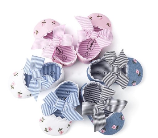 Ballerines pour filles avec ruban