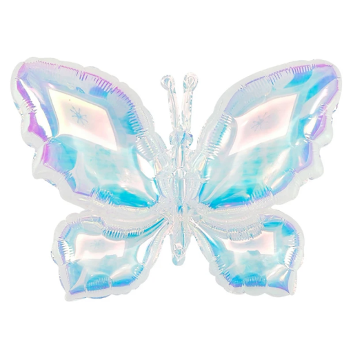 Ballon en aluminium 98 x 72 cm Grand ballon en forme de papillon Décoration gonflable pour les anniversaires, les fêtes, les mariages et les événements pour enfants