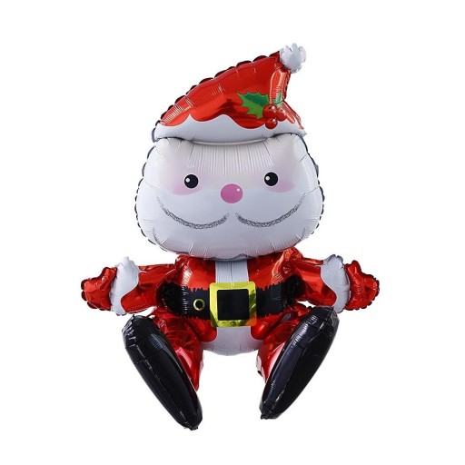 Ballon en foil de Noël Santa Claus