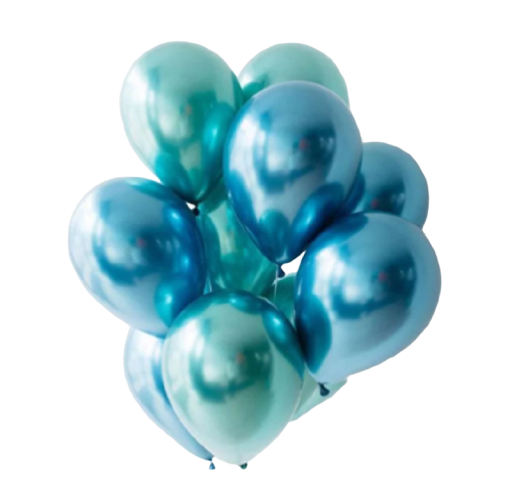 Baloane colorate aniversare 25 cm 10 buc